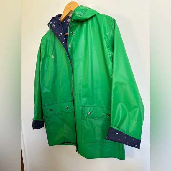 Vintage 70s/80s heart Raincoat size Medium - Picture 5 of 9
